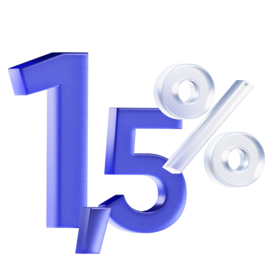 1,5% на&nbsp;все покупки