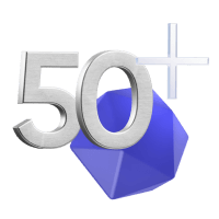 Реализовано более 50 проектов