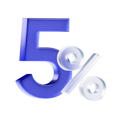 До 5% кешбэка