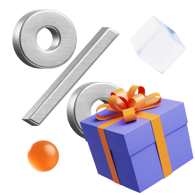 С 01.12.2023 для клиентов есть следующие скидки: