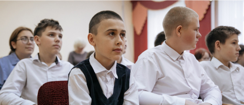 Сотрудники ПСБ обсудили защиту лесов с&nbsp;воспитанниками школы-интерната